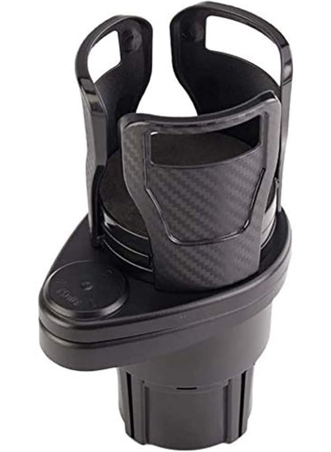 Car Cup Holder with Adjustable Base - Black - Image 4