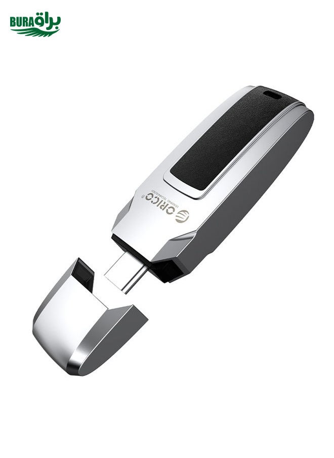 BURAQ ORICO UFS Flash Drive, Read: 411MB/s, Write: 350MB/s, Memory:64GB, Port:Type-C(Silver)  - Image 1