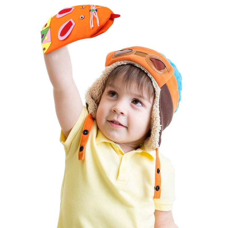 Gejoy 16 Pcs Hand Puppet Making Kit Kids Adult Scok Puppet Kit Art Craft Toys DIY with Pompoms Googly Eyes Storytelling Role Play Party Teaching Supplies - Image 2