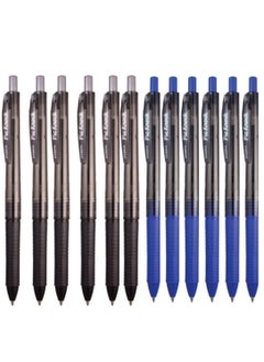 ZEBRA Pick Knock Retractable Ball Pen 0.7mm Pack of 12 Blue And Black 