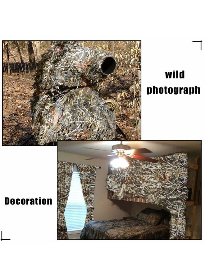 FullLit Camo Netting, Camouflage Netting, Army Party Decorations, Hunting Blind Netting, Sunshade Net, Fence Net, Great for Hunting, Party Decoration, Canopy, Wild Photograph, Car Cover - Image 5