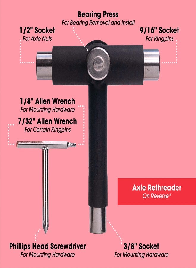 Reflex Utili-Tool Skate Tool (Black/Black) - Image 2