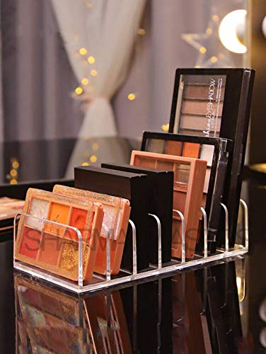 SHARMA PLASTICS Palette Holder Compact Makeup Organizer Cosmetic Bathroom Organizer Made of Clear Acrylic (Small) - Image 3