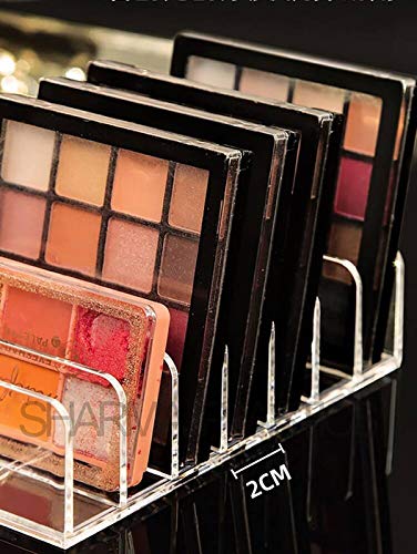 SHARMA PLASTICS Palette Holder Compact Makeup Organizer Cosmetic Bathroom Organizer Made of Clear Acrylic (Small) - Image 5