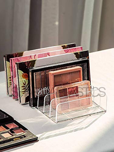 SHARMA PLASTICS Palette Holder Compact Makeup Organizer Cosmetic Bathroom Organizer Made of Clear Acrylic (Small) - Image 4