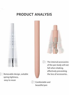 Y&D 8PCS Cute Cat Press 0.5 Gel Pen, Boxed Office Quick-Drying Neutral Retractable Ink Black Pen Rollerball Pens, for Lovers Kids Stationery School Supplies  - Image 3