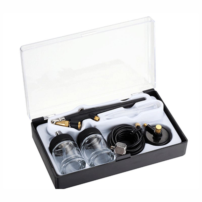 0.8mm-Nozzle Professional Pneumatic Airbrush Set for DIY Model Making Art Painting Set - Image 1