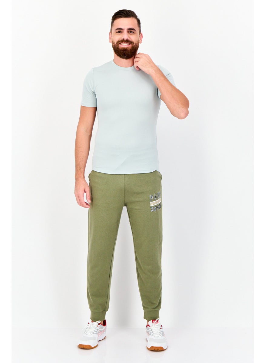 Paul Frank Men Regular Fit Graphic Print Jogger Pants, Olive  - Image 4