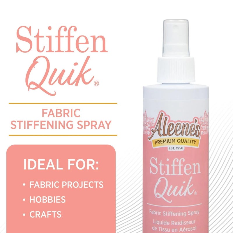 Aleene's 15581 Stiffen-Quick Fabric Stiffening Spray 8oz,Original Version, Packaging may vary - Image 4