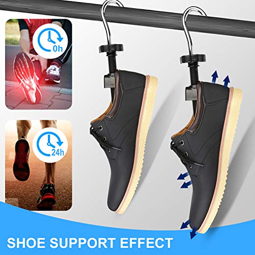 eachway Shoe Stretcher Shoe Trees,Adjustable Length & Width for Men and Women (L (for Men's Size Us 10-13.5) Blue) - Image 4
