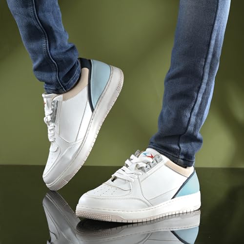 Cruiser Men's Augustus White-Grey Sneakers_7 UK (2505-1) - Image 3