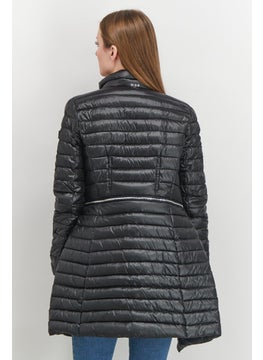 Tumi Women Long Sleeve Flex Down Walker Jacket, Black  - Image 2