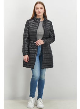 Tumi Women Long Sleeve Flex Down Walker Jacket, Black  - Image 3