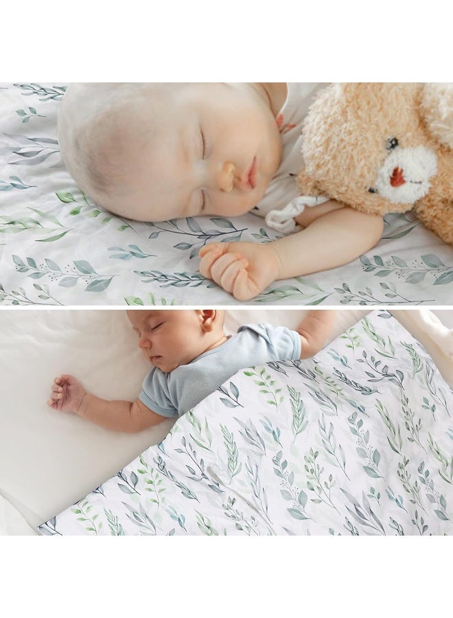 DILIMI Car Seat Covers for Babies, Peekaboo Opening Infant Car Seat Canopy for Baby Boys Girls, 2 in 1 Mom Nursing Breastfeeding Covers, Minky Warm Carseat Canopy for Newborn, Green Leaf - Image 5