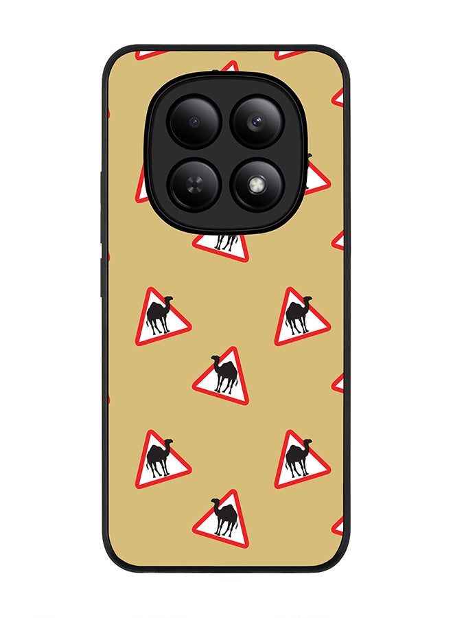 For Xiaomi Redmi Note 15 4G Case,Slim fit Camera Protection, Shockproof Thin Phone cover  - Camel Signs