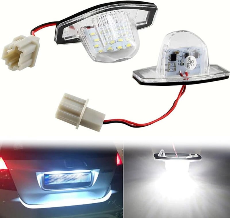 QASULER 2Pcs Car License Plate Light - Image 1