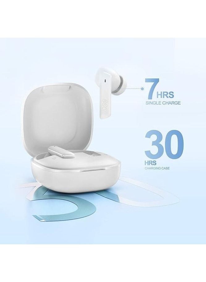 Generic - QCY HT05 Multi-Mode Active Noise Canceling Wireless Earbuds, AI-Enhanced Calls Bluetooth Headphones with 6 Mics, Anti-Wind Noise, Transparency, App for Custom EQ, 30H Playtime, Bluetooth 5.2 - Image 1