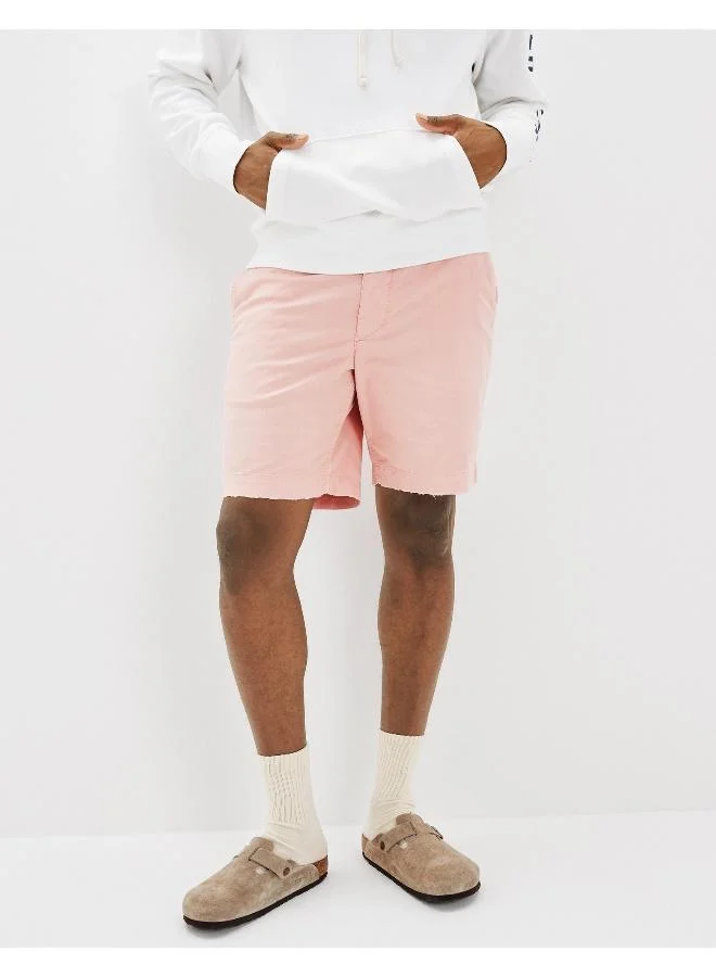 American Eagle AE Flex 9" Lived-In Khaki Short