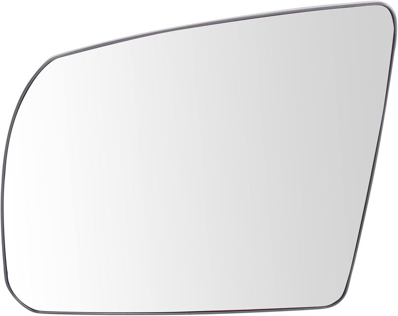 TRQ Driver Side Mirror Glass Non-Heated Compatible with 2008-2017 Toyota Sequoia 2007-2020 Tundra TO1324106 - Image 1