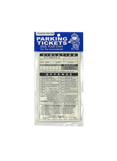 TG Treasure Gurus Novelty Realistic Fake Parking Tickets Car Violation Prank Practical Joke Gag Gift  - Image 1