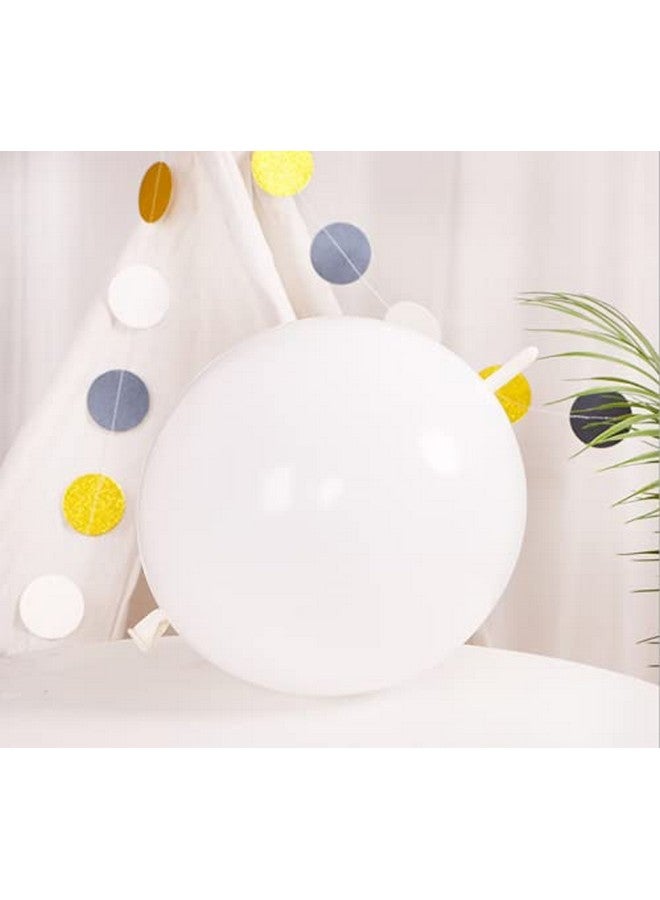 IN-JOOYAA 10 Inch White Latex Link Balloon 50 Pcs Quick Linkable Balloon For Party Decoration - Image 5