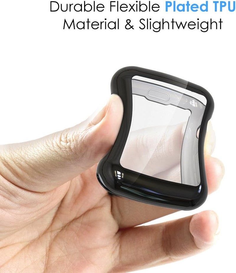 Simpeak 2PACK Soft Screen Protector Case Compatible with Apple Watch Series 10 9 Ultra 8 7 6 5 4 3 2 138mm 42mm 40mm 44mm 41mm 45mm 42mmSeries 10 46mm 49mm Black 38mmSeries 123 - Image 3