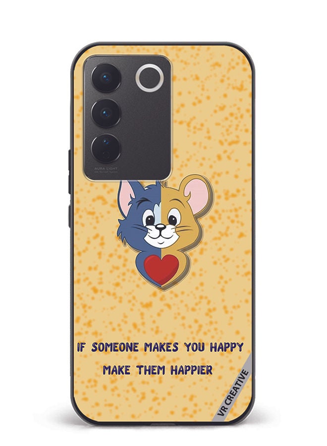 VR CREATIVE Protective Case Cover For Vivo V27e Tom Jerry Design Multicolour - Image 1