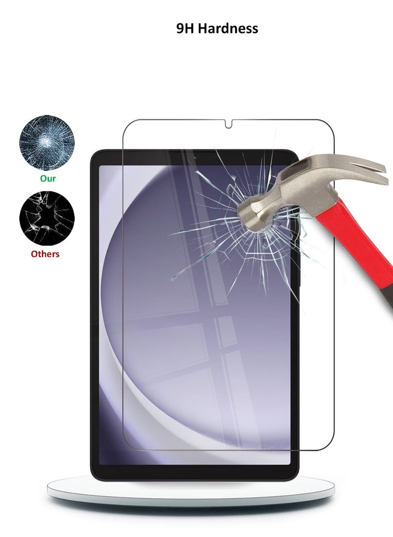 Techie حماية شاشة زجاجية مقسّاة واضحة HD خالية من الفقاعات سهلة التركيب لجهاز Samsung Galaxy Tab A9 بحجم 8.7 إنش 2023 - Image 3