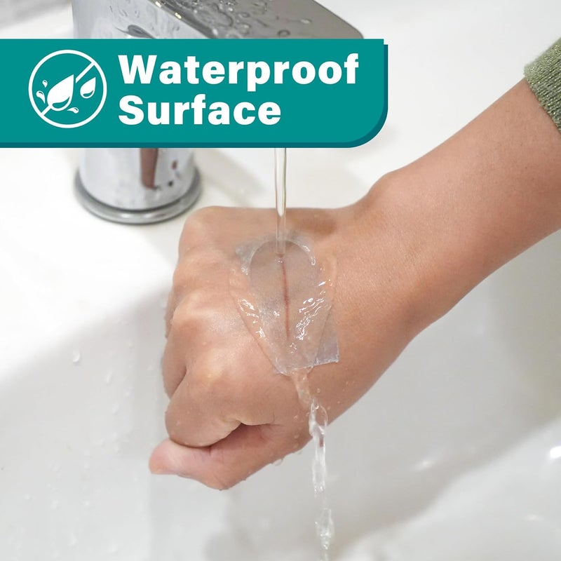 LotFancy Medical Silicone Tape 2Rolls 155 Yds Waterproof Adhesive Surgical Tape Soft Skin Tapes for First Aid Wound Bandage and Sensitive Skin - Image 2