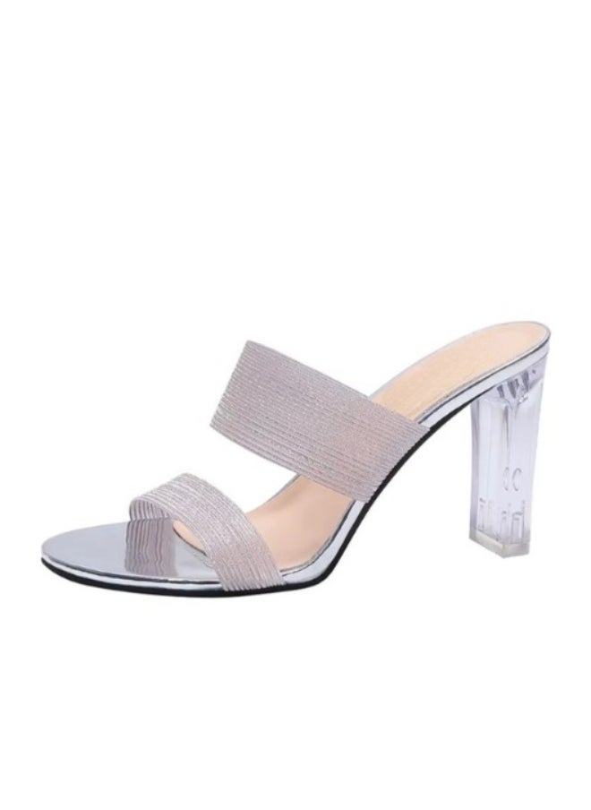 Rup Art Women’s Open Toe Platform – Comfortable Chunky Heels with Anti-Slip Sole – Lightweight Summer & Spring Shoes  - Image 1