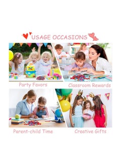 Y&D 300 Pieces Mini Erasers for Kids Bulk Assorted Novelty Heart Pencil Classroom Valentine's Day Party Favor Home School Work Rewards Gift  - Image 4