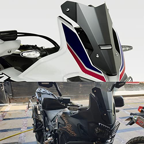 LANQIAN CRF1000L Africa Twin Motorcycle Windscreen Windshield Wind Shield Screen Protector for CRF1000L Africa Twin 2016 2017 2018 2019 - Image 2