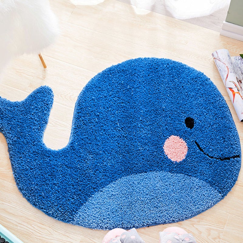 1Pc Lovely Whale Pattern Door Floor Mat Cartoon Anti-Skid Foot Pad Doormat Home Kitchen Bathroom Entry Clean Mat ( ) - Image 4
