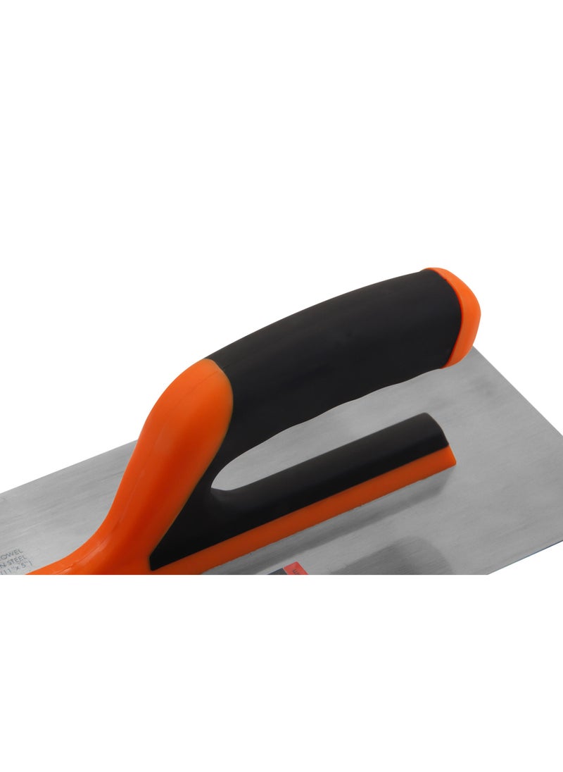 KSEIBI Crown Plastering Trowel/Progrip, High Quality Tool Steel, Completely Flat Blade with Eased Edge, Surface Polishing Knife, Plastering Surface is Smooth, Plastering Tool, Ergonomic Trowel.  - Image 2