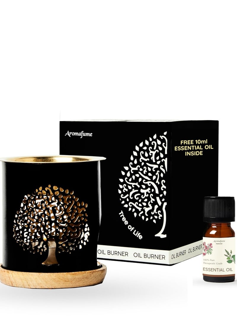 Aromafume Tree of Life Brass Oil Diffuser Use for Essential Oil Aroma Oil Diffuser Oil SPA Yoga Meditation Home Fragrance - Image 1