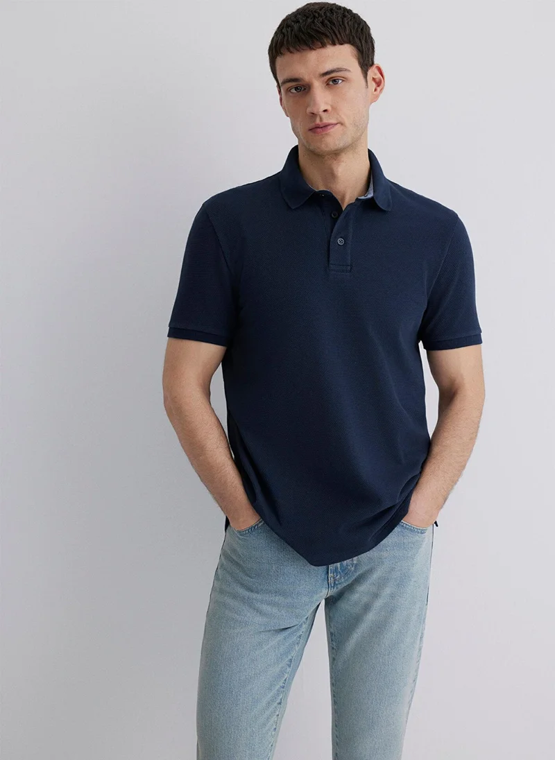 مافي Gray Polo T-Shirt