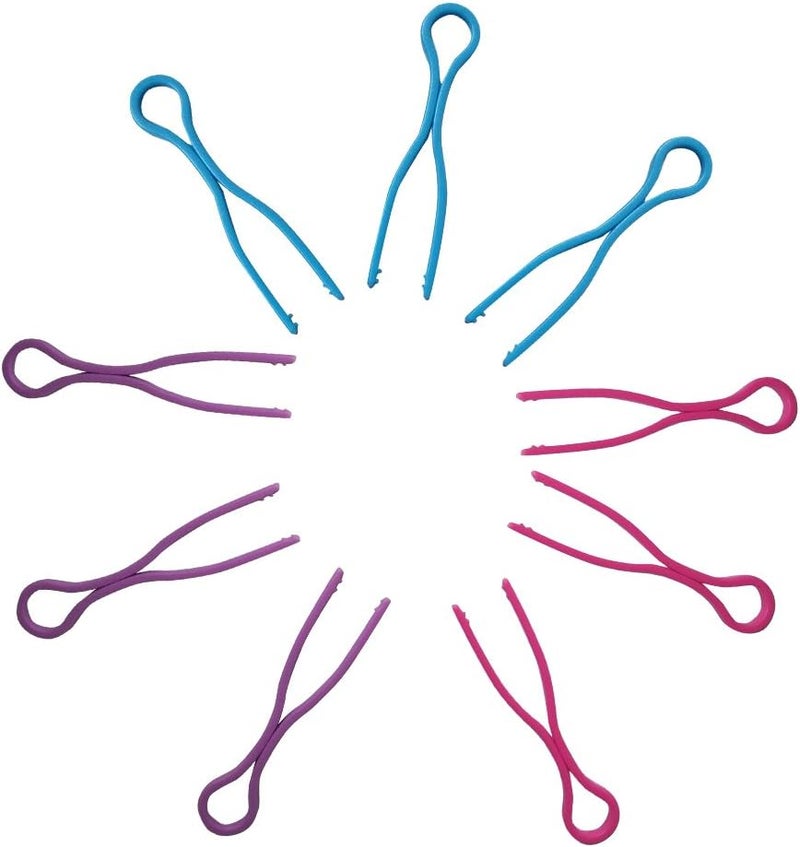 klarako 30 Piece Colorful Plastic Sewing Bobbins Clips Clamp Thread Spool Clip - Image 5