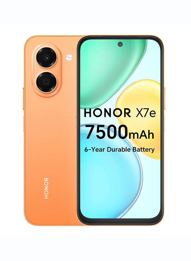هونور X7e ثنائي الشريحة 4G برتقالي شروق الشمس 6GB RAM 256GB - نسخة الشرق الأوسط - Image 1