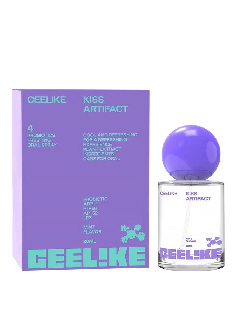 CEELIKE Oral Spray for Long-Lasting Freshness,Portable Oral Probiotic Breath Spray,-Free Oral Spray with Probiotics for Breath Care - Image 1