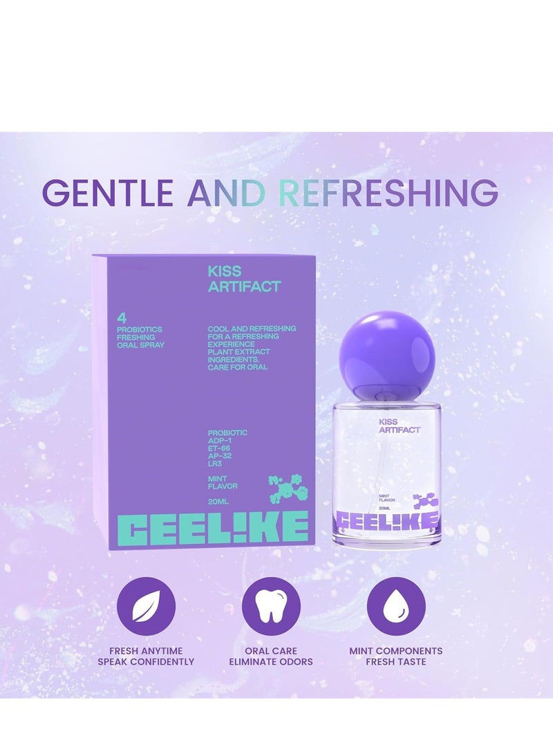 CEELIKE Oral Spray for Long-Lasting Freshness,Portable Oral Probiotic Breath Spray,-Free Oral Spray with Probiotics for Breath Care - Image 2