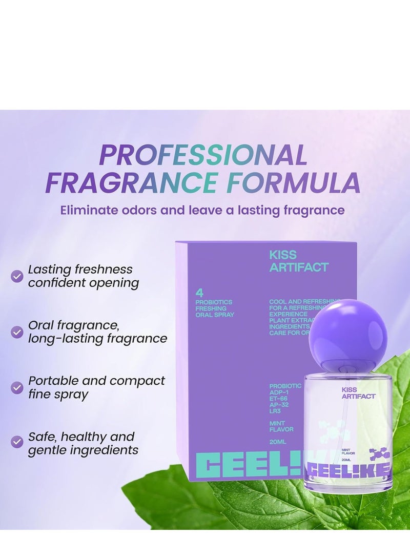 CEELIKE Oral Spray for Long-Lasting Freshness,Portable Oral Probiotic Breath Spray,-Free Oral Spray with Probiotics for Breath Care - Image 3