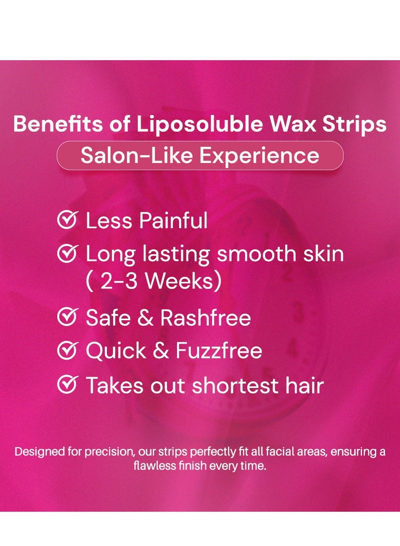 إنجوي شرائح شمعية لإزالة شعر الوجه للبشرة الحساسة - إزالة فعالة ونعومة تدوم طويلًا - 27 شريحة - Image 3
