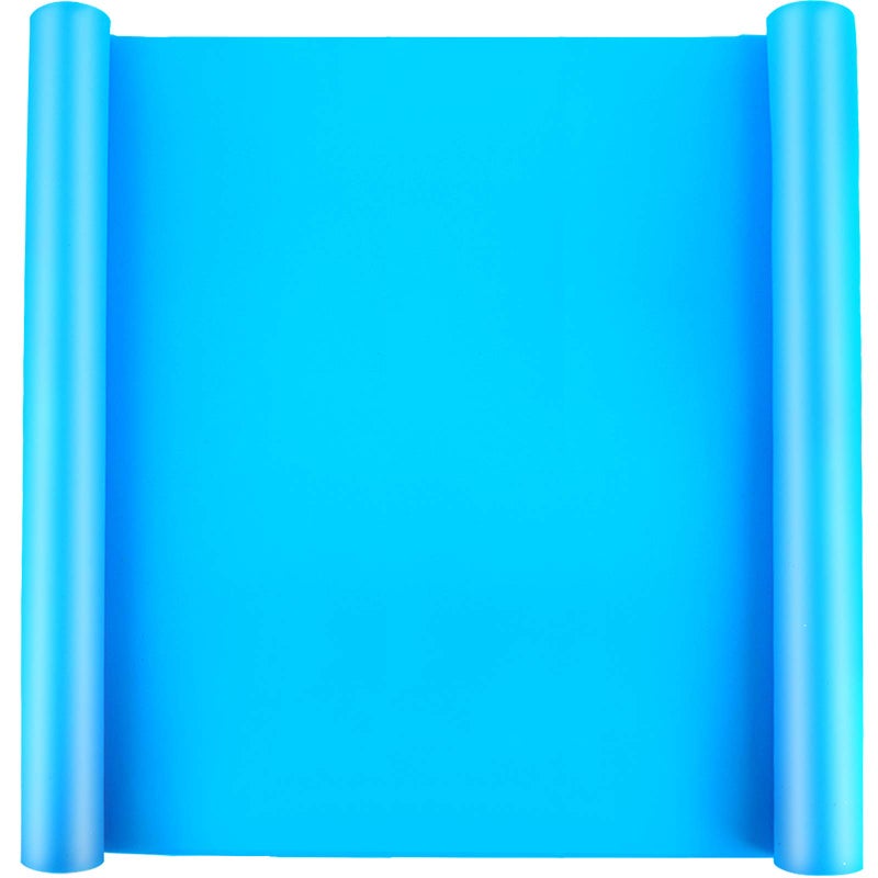 LEOBRO Silicone Mat, 23.4â€ x 15.6â€ Blue Silicone Mats for Crafts, Resin Molds, Play Dough Mat, for Resin, Clay, Paint, Arts and Crafts, 1 MM Thick - Image 1