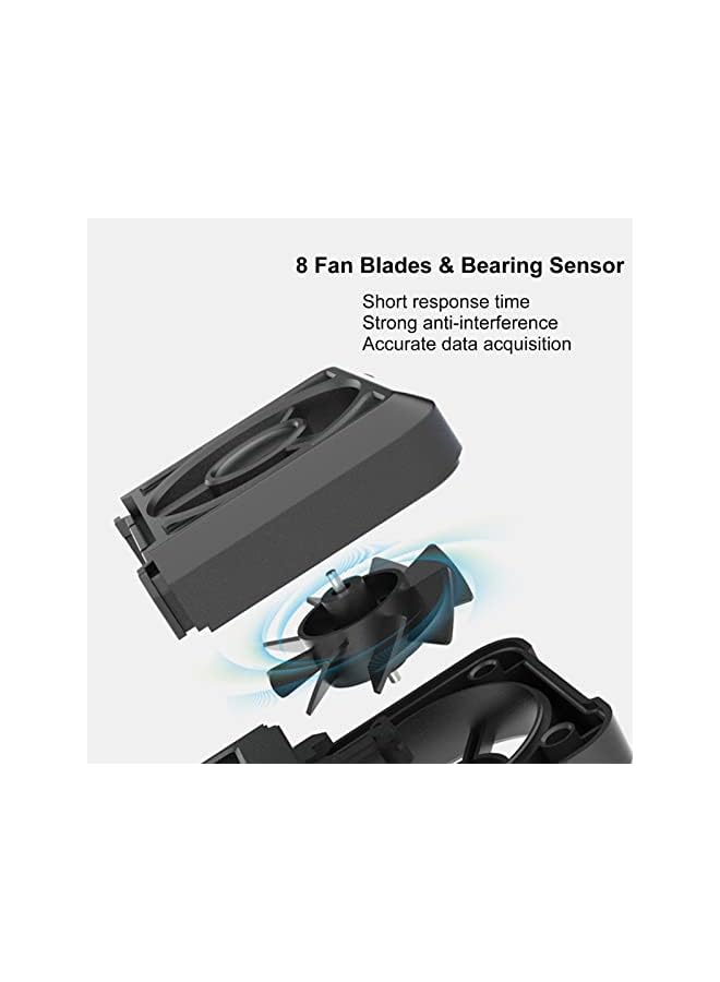 PROMASS Handheld Anemometer, Digital Wind Gauges Wind Speed Meter Measures Wind Speed, Temperature, Humidity with Large Backlit LCD Display, MAX/MIN, Data Hold for Shooting Windsurfing Fishing Hunting HT605 - Image 3