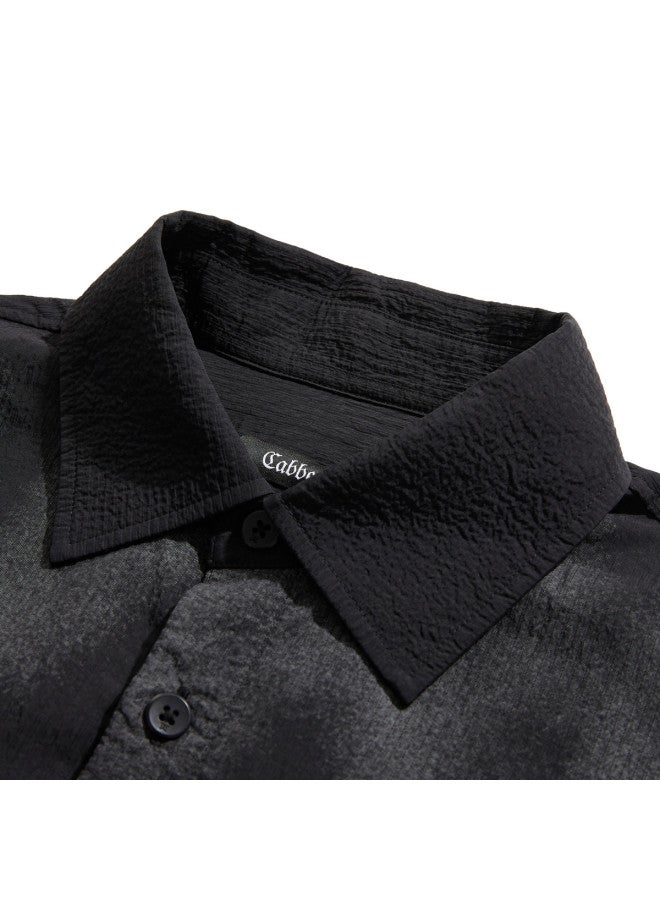 Cabbeen Men's Shirt With Large Chest Pocket Design, Casual Long Sleeve Shirt For Autumn - Image 5