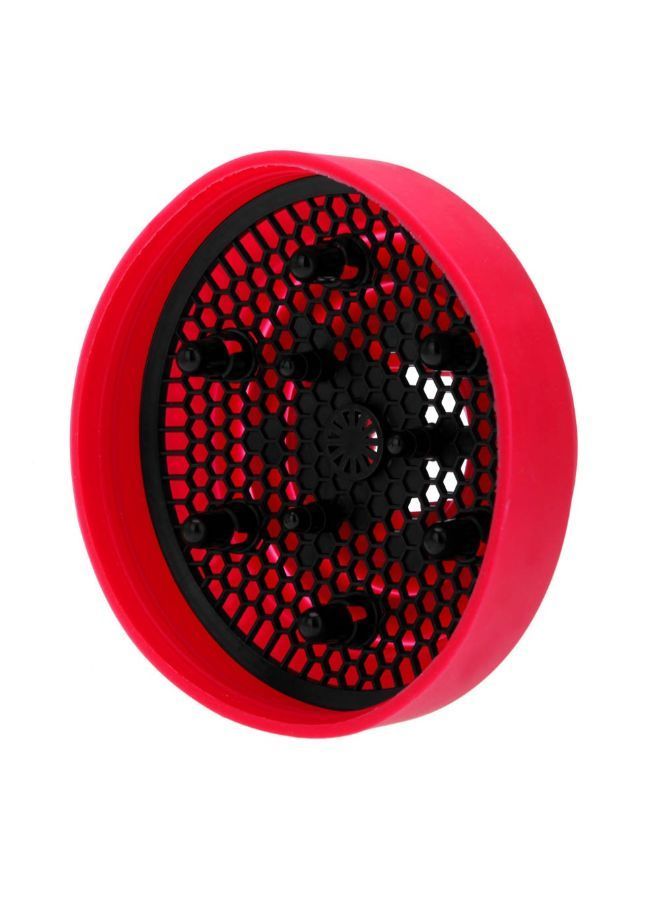 نيبمينينت موزع هواء لمجفف الشعر، قابل للطي ومصنوع من السيليكون أحمر وأسود - Image 2