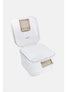 Bebe Home Rice Container 5 Kg With Mini Cup, Transparent  - Image 2