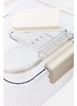 Bebe Home Rice Container 5 Kg With Mini Cup, Transparent  - Image 3