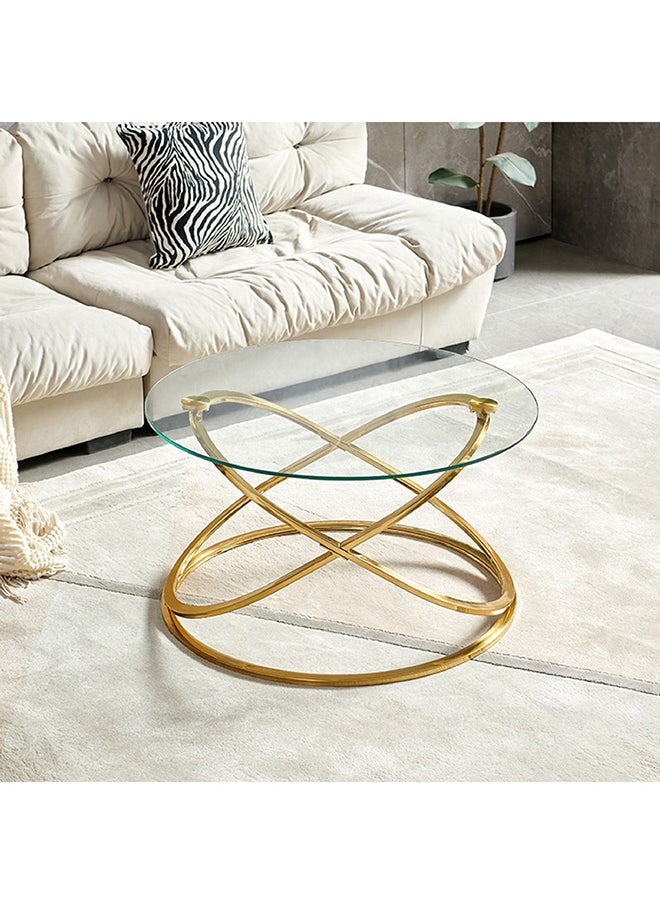 Home Box Carlton NXT Glass Coffee Table 80 x 45 x 80 cm 