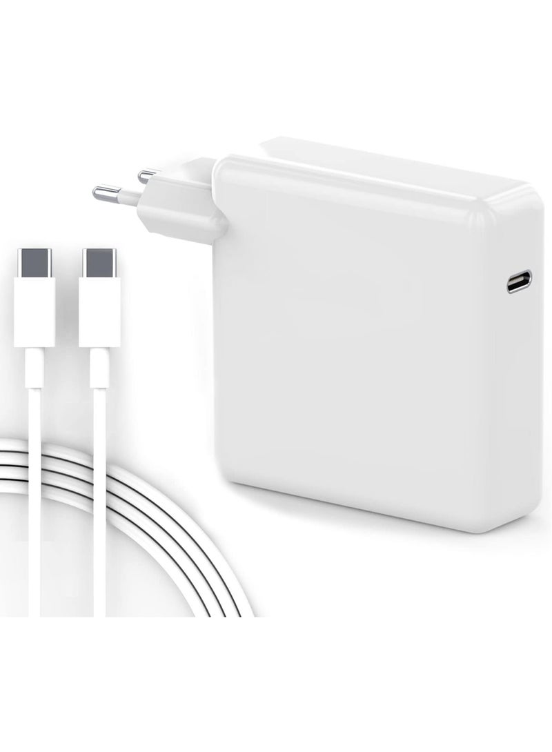 61W USB-C Charger for MacBook Pro & Air – Compatible with 13/14/15 Inch Models, Includes 2m USB-C Cable - Image 1
